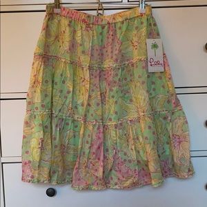 NWT Lilly Pulitzer Collectible Shopper Skirt